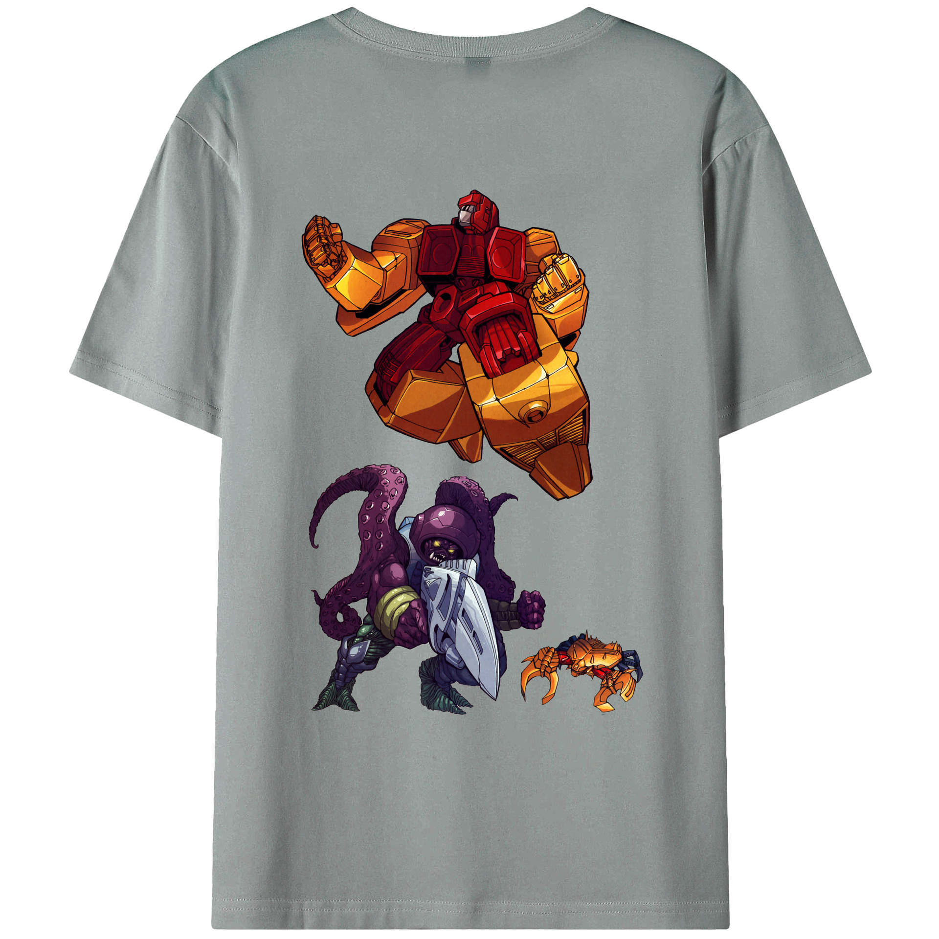 （画像用）  綿100％ メンズ半袖Tシャツ（バックプリント） 通気性